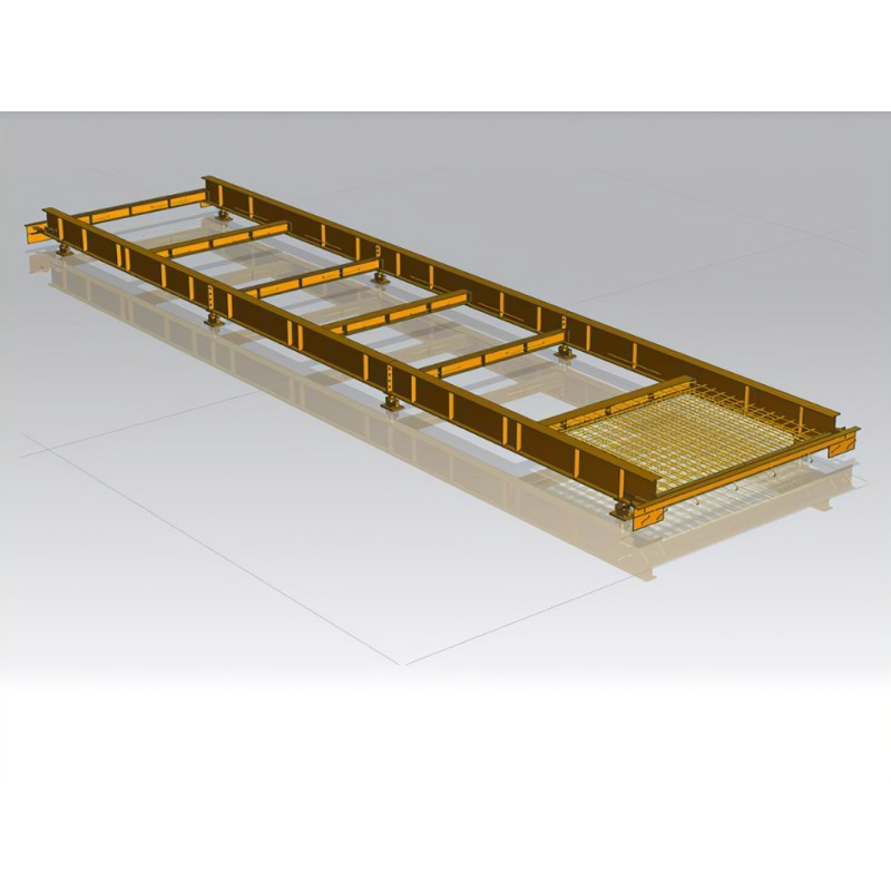 Modular concrete weigh bridges (I beam structure)